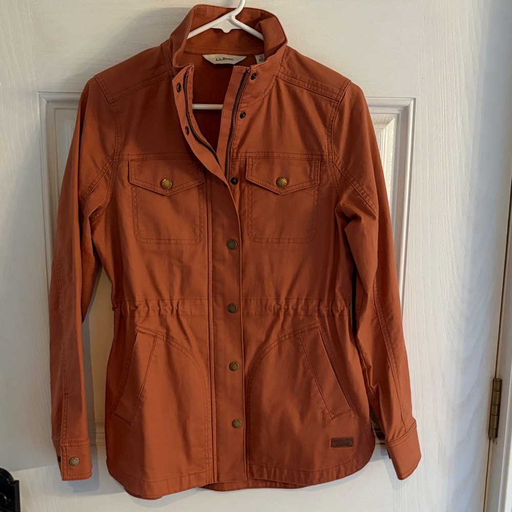L.L. Bean Women's Rust colored Utility Jacket